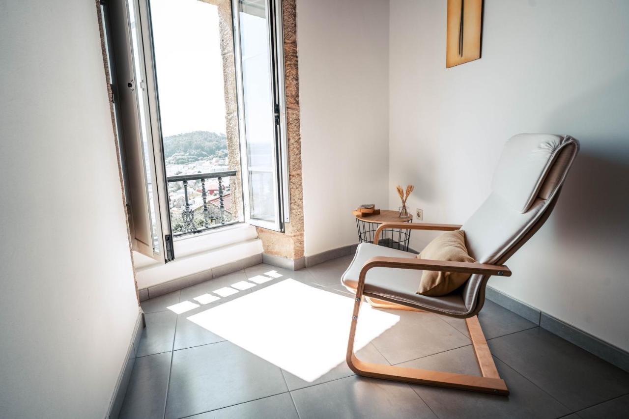 Casa En Muros Con Preciosas Vistas Al Mar Bagian luar foto
